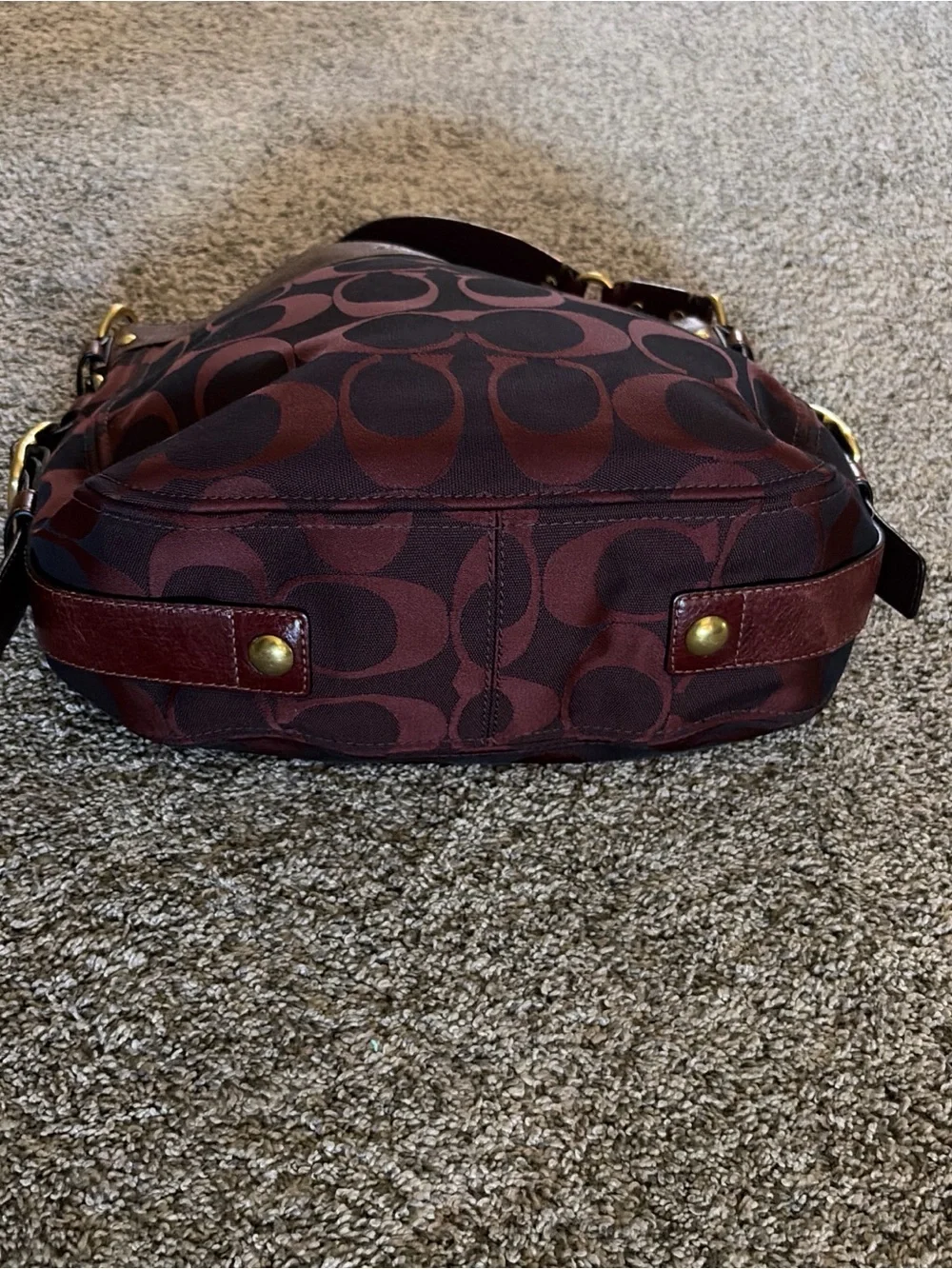 Coach Large Zoe Hobo Bag (Style 12657) - Picture 4 of 8